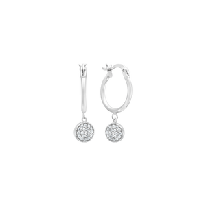 Bông tai Bạc đính đá PNJSilver XMXMW060240