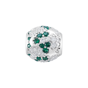 Hạt Charm Bạc đính đá PNJSilver ZTXMW060019