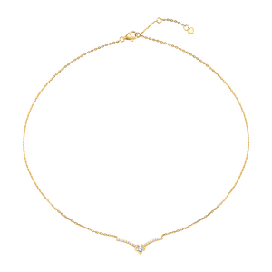 Dây cổ Vàng Đính đá ECZ PNJ XMXMY001135