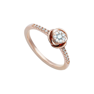 Nhẫn Kim cương Vàng 14K Disney|PNJ Beauty & The Beast DDDDX000401