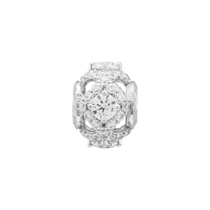 Hạt Charm Bạc đính ngọc trai PNJSilver XMXMW000031