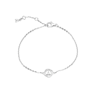 Lắc tay Vàng Trắng 10K Đính đá ECZ STYLE By PNJ XM00W000469