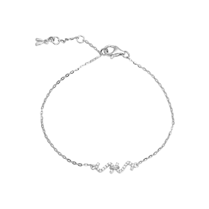 Lắc tay Vàng Trắng 10K Đính đá ECZ STYLE By PNJ XM00W000474