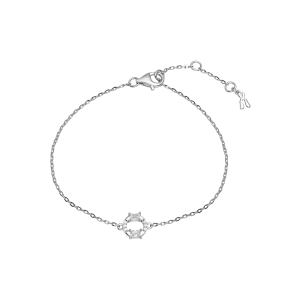 Lắc tay Vàng Trắng 10K Đính đá ECZ STYLE By PNJ XMXMW000701