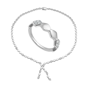 Bộ trang sức Vàng trắng PNJ 00451-05784