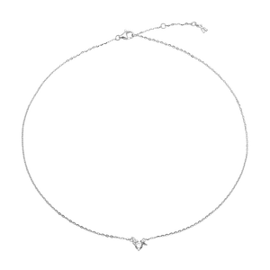 Dây cổ Vàng Trắng 10K Đính đá ECZ STYLE By PNJ XMXMW000531