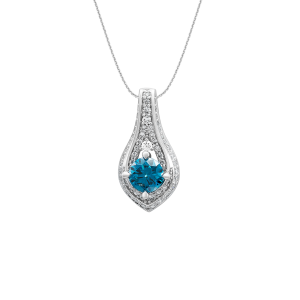 Mặt dây chuyền Kim cương Vàng Trắng 14K PNJ DDDDW002775