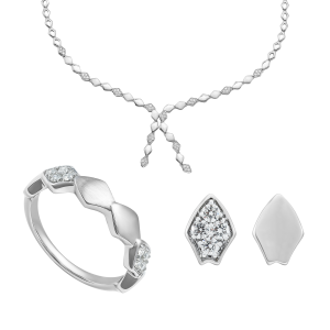 Bộ trang sức Vàng trắng PNJ 01942-05784