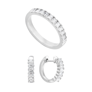 Bộ trang sức Vàng trắng PNJ 60198-60464