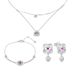 Bộ trang sức Vàng trắng PNJ 00008-00091