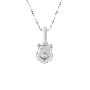 Mặt dây chuyền trẻ em Vàng trắng 10K Disney|PNJ Winnie The Pooh 0000W001071