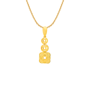 Mặt dây chuyền Vàng 18K PNJ Kim Bảo Như Ý 0000Y001484