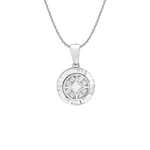 Mặt dây chuyền Kim cương Vàng Trắng 14K PNJ DD00W000624