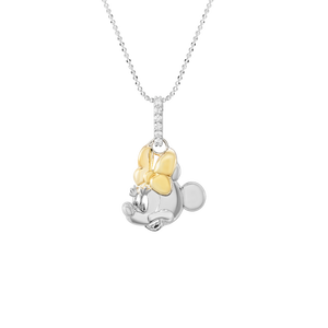 Mặt dây chuyền Vàng 14K đính đá CZ Disney|PNJ Minnie XM00C060000