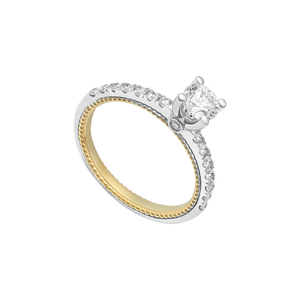 Nhẫn Kim cương Vàng 14K PNJ DDDDC002041