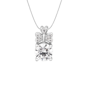 Mặt dây chuyền Bạc đính đá PNJSilver XMXMW060061