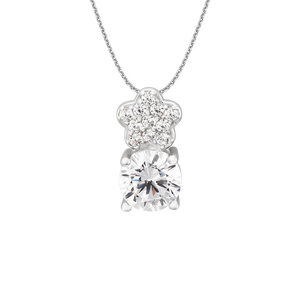 Mặt dây chuyền Bạc đính đá PNJSilver XMXMW060062