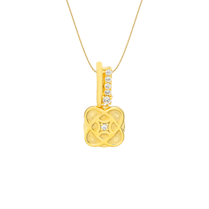 Mặt dây chuyền Bạc đính đá PNJSilver Kim Bảo Như Ý XMXMY000009