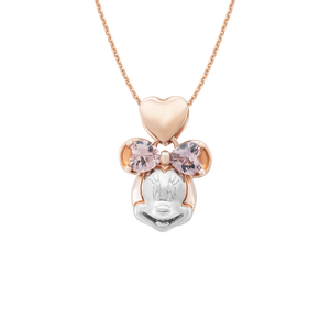 Mặt dây chuyền trẻ em Bạc đính đá Disney|PNJ Minnie ZT00H000001