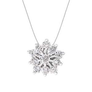 Mặt dây chuyền Kim cương Vàng Trắng 14K PNJ DDDDW002930