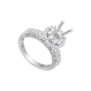 Nhẫn Kim cương Vàng Trắng 18K PNJ 00DDW063913