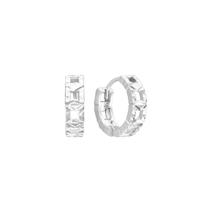 Bông tai Vàng Trắng Ý 18K PNJ 0000W002822