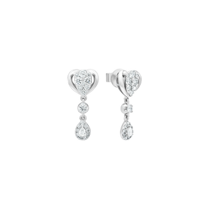 Bông tai Kim cương Vàng Trắng 14K PNJ DDDDW004591