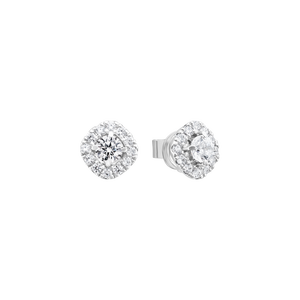 Bông tai Vàng Trắng 10K Đính đá ECZ PNJ XMXMW060879