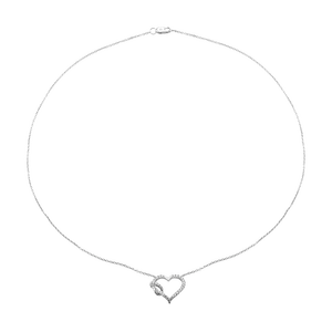 Dây cổ Kim cương Vàng Trắng 14K PNJ DD00W060017