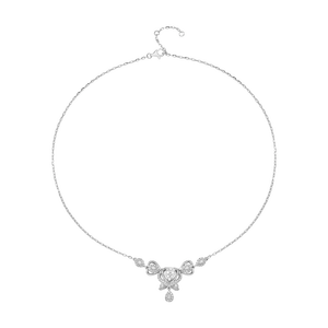 Dây cổ Kim cương Vàng Trắng 14K PNJ DDDDW000928