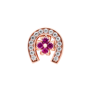 Hạt Charm Vàng 10K Đính đá Ruby PNJ RBXMX000008