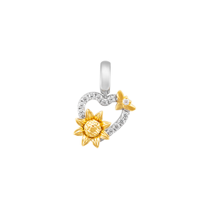 Hạt Charm Vàng 10K Đính đá ECZ PNJ XM00C000014