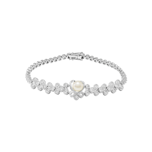 Lắc tay Vàng 10K Đính Ngọc trai Freshwater PNJ PFXMW000078