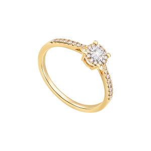 Nhẫn Kim cương Vàng 14K PNJ DDDDC060006