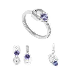 Bộ trang sức Vàng trắng PNJ 00071-00084