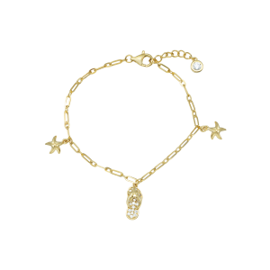 Lắc tay Vàng 14K Đính đá ECZ PNJ XMXMY001452