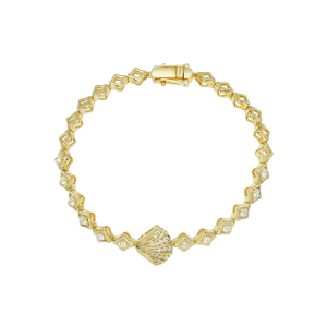 Lắc tay Vàng 14K Đính đá CZ PNJ XMXMY001454