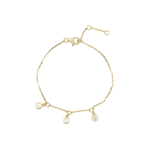 Lắc tay Vàng 14K Đính đá ECZ PNJ XMXMY001455