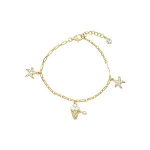 Lắc tay Vàng 14K Đính đá ECZ PNJ XMXMY001457