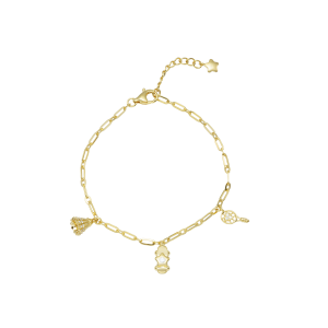 Lắc tay Vàng 14K Đính đá ECZ PNJ XMXMY001458