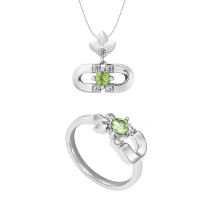 Bộ trang sức Vàng trắng PNJ 00036-00013