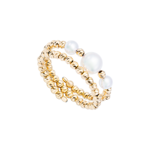 Nhẫn Vàng 18K Đính ngọc trai Akoya PNJ PAPAY060002