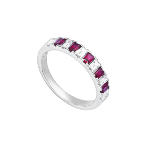 Nhẫn Vàng 18K Đính đá Ruby PNJ RBDDW060021