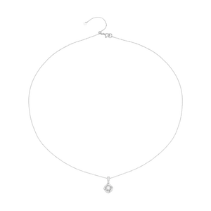 Dây cổ Vàng Trắng 10K Đính đá ECZ PNJ XMXMW060330