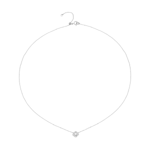 Dây cổ Vàng Trắng 10K Đính đá ECZ PNJ XMXMW060332