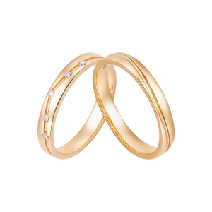 Cặp nhẫn cưới Vàng PNJ 03450-03451