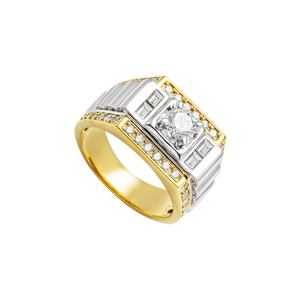 Nhẫn Kim cương Vàng 18K MANCODE by PNJ DDDDC001874