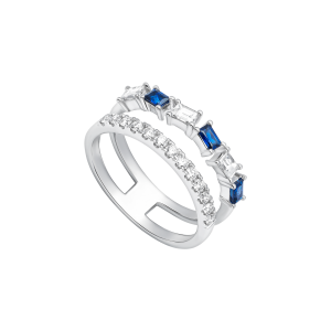 Nhẫn Vàng 18K Đính đá Sapphire PNJ SPDDW060037