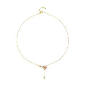 Dây cổ Vàng 10K Đính đá Synthetic PNJ ZTMXC000009