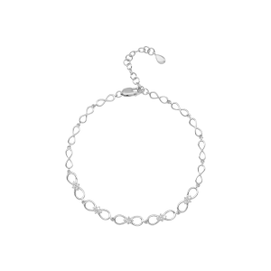 Lắc tay Kim cương Vàng Trắng 14K PNJ DD00W060079